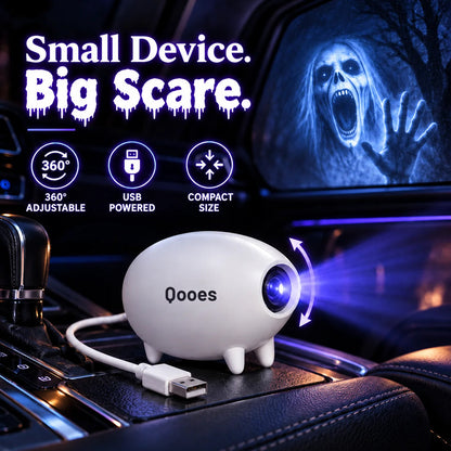 🎃 Halloween Window Projector 👻 16 Spooky Films USB Powered Holiday Decor