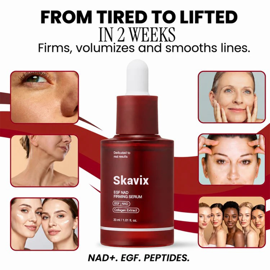 NAD+ EGF Firming Serum | Visibly Smooth Fine Lines & Bring Back Plump Youthful Radiance