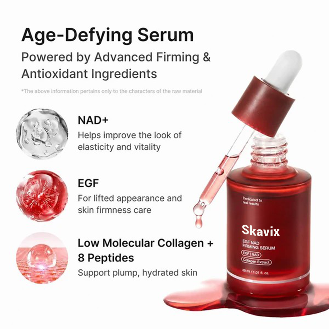 NAD+ EGF Firming Serum | Visibly Smooth Fine Lines & Bring Back Plump Youthful Radiance